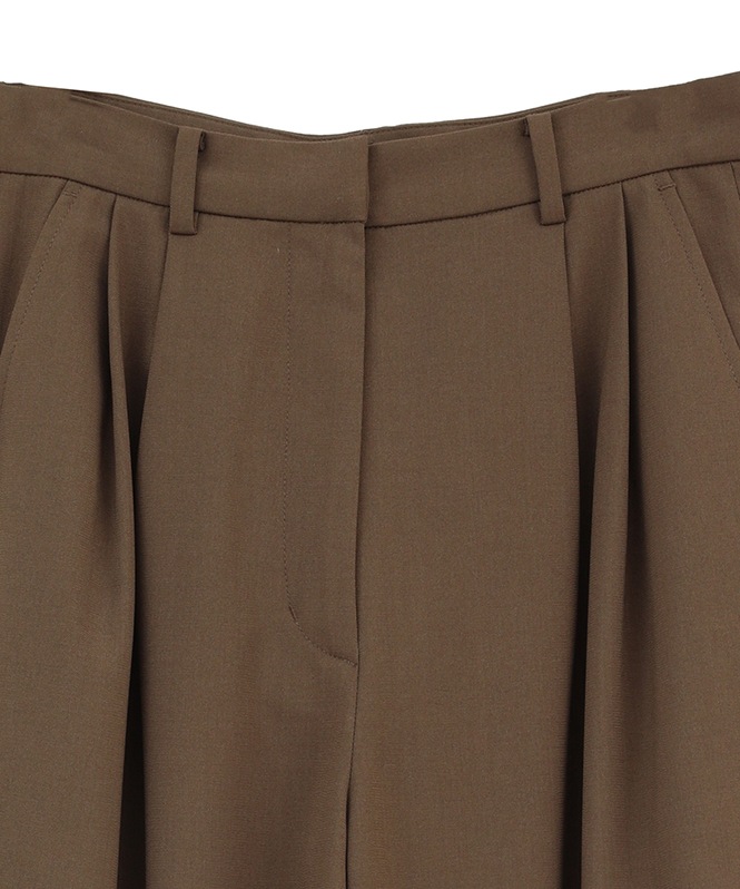 BASIC TUCK PANTS