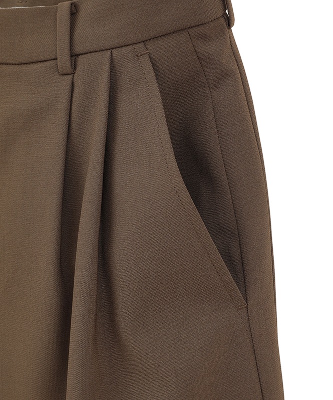 BASIC TUCK PANTS