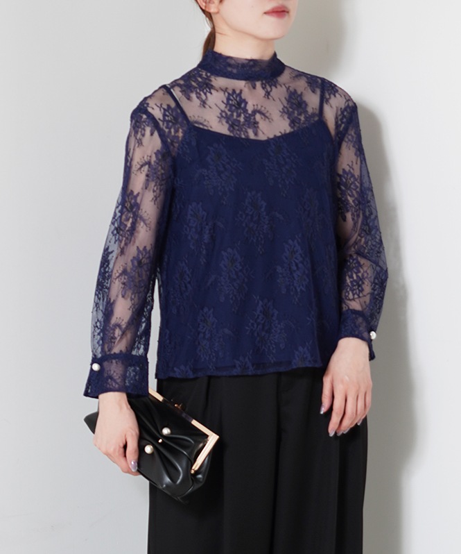 2WAYレースブラウス
