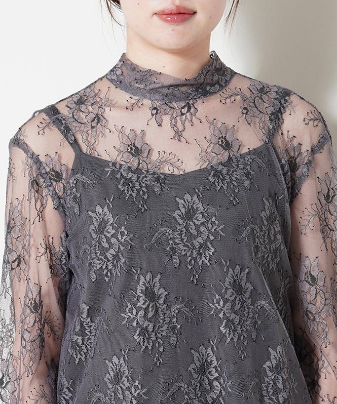 2WAYレースブラウス