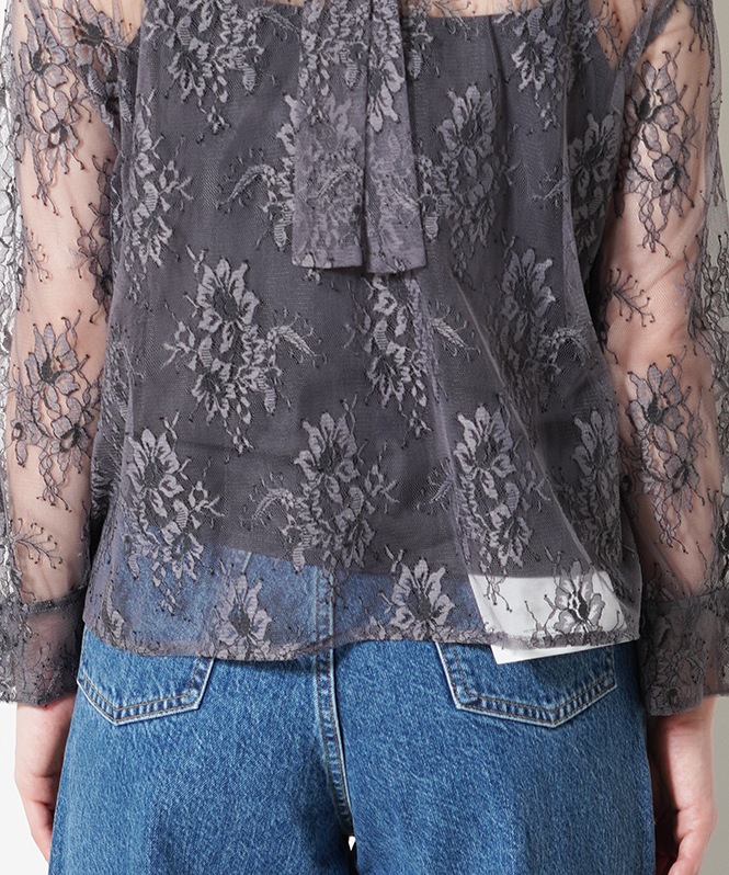 2WAYレースブラウス