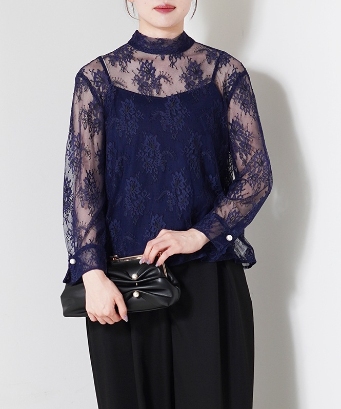 2WAYレースブラウス