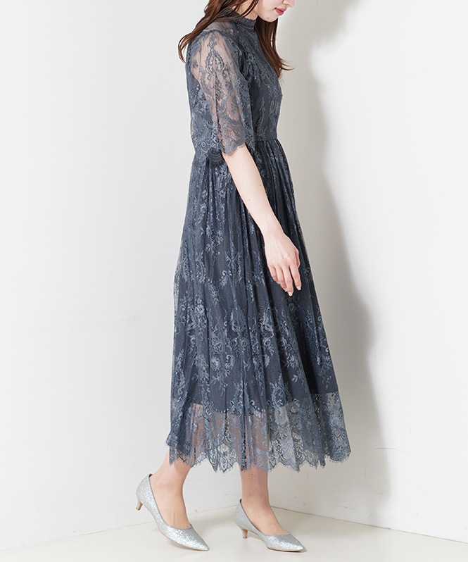 アンティーク刺繍レースワンピースドレス（ドレス）｜Dorry Doll（ドリードール）のファッション通販 - ZOZOTOWN Dorry Dorry Doll アンティーク刺繍レースワンピースドレス