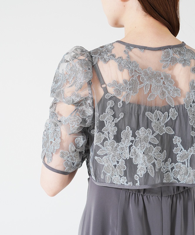 ラメフラワーボレロセットドレープドレス | DRESS,DRESS | ROOM903 online