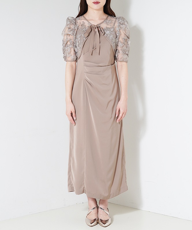René ボレロ ラメフラワーボレロセットドレープドレス | DRESS,DRESS | ROOM903 online