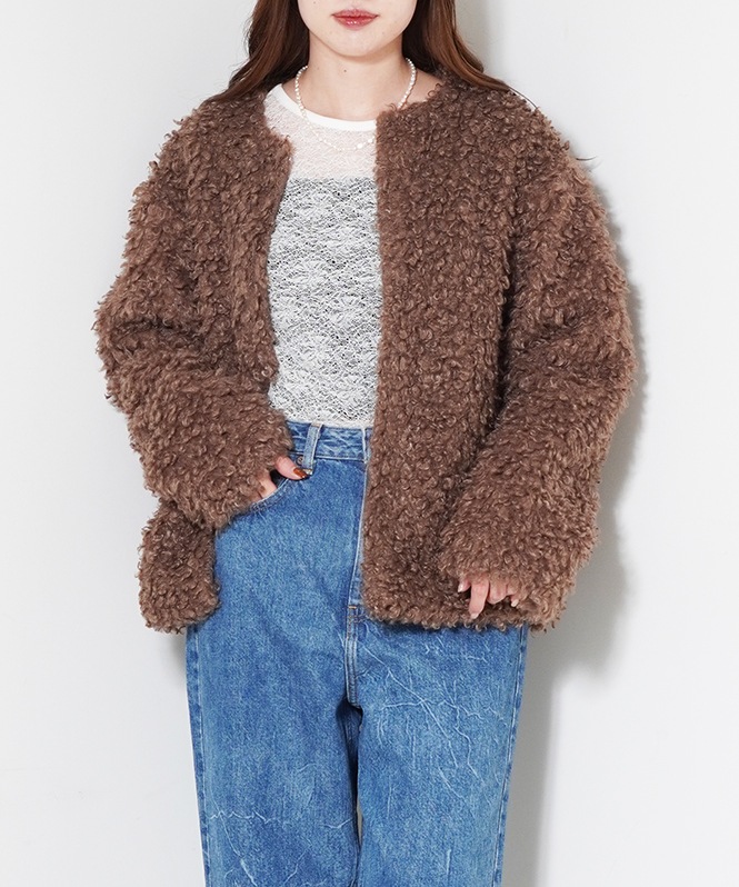 レースロングスリーブトップス