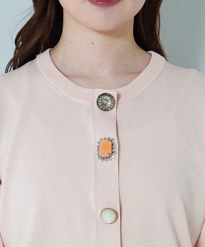 ビジューカーディガン