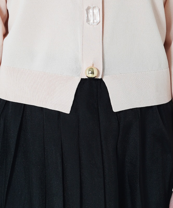 ビジューカーディガン