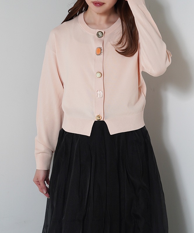 ビジューカーディガン