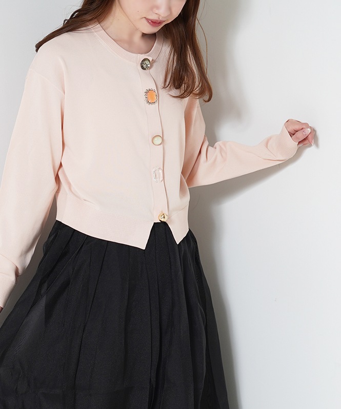 ビジューカーディガン