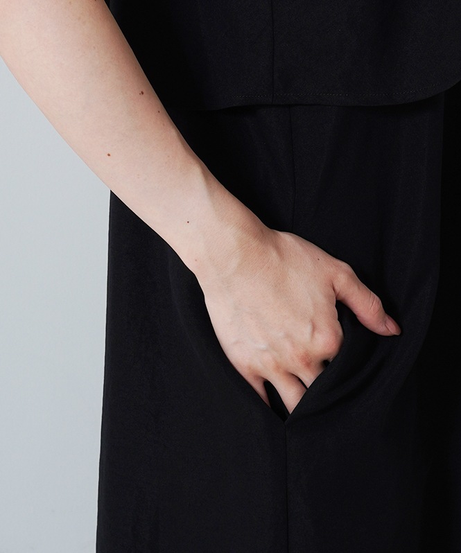 レイヤードデザインキャミワンピース