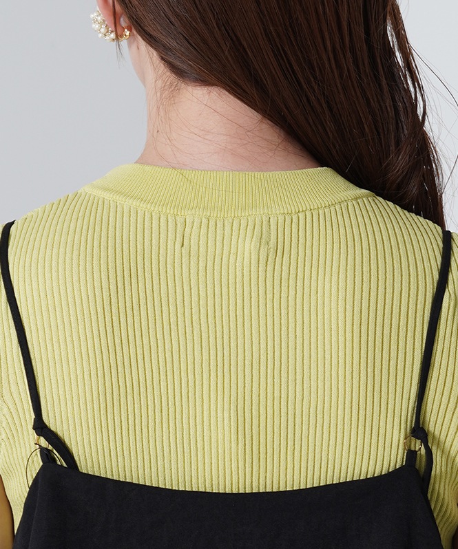 レイヤードデザインキャミワンピース