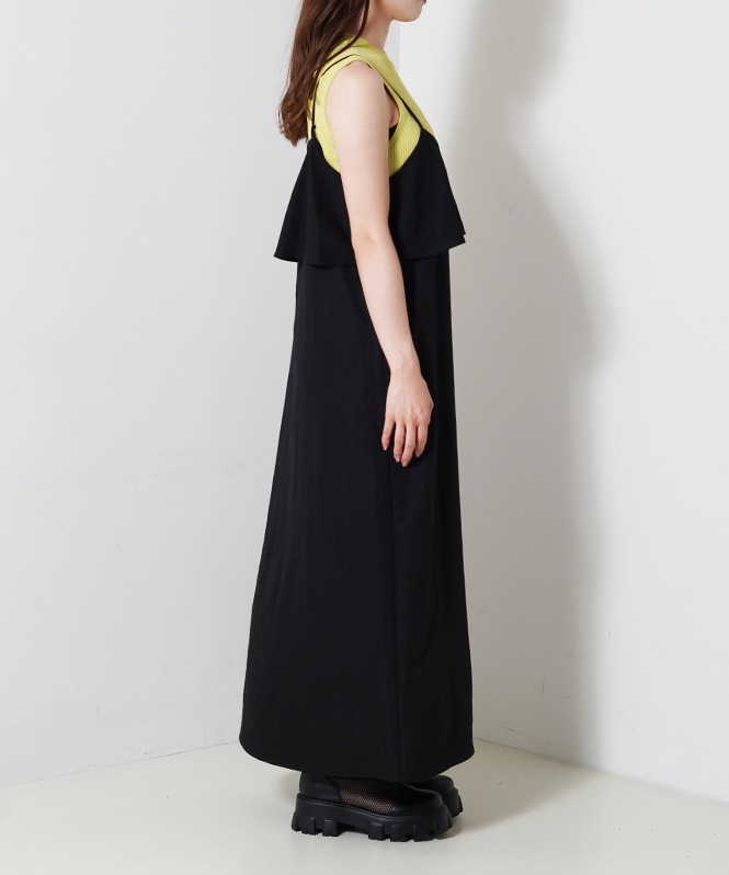 レイヤードデザインキャミワンピース