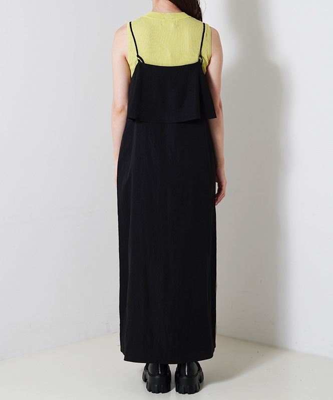 レイヤードデザインキャミワンピース