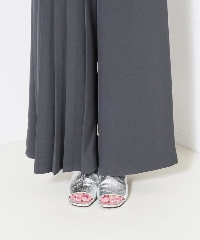 ハーフプリーツパンツ | PANTS,ワイドパンツ | ROOM903 online