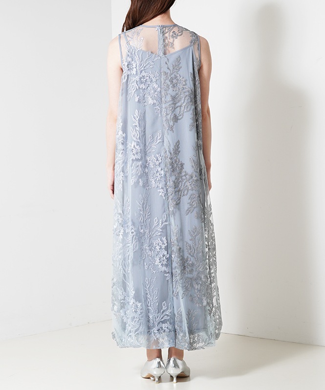Plume broderie balloon dressのドレス|Dorry Doll / LE'RURE