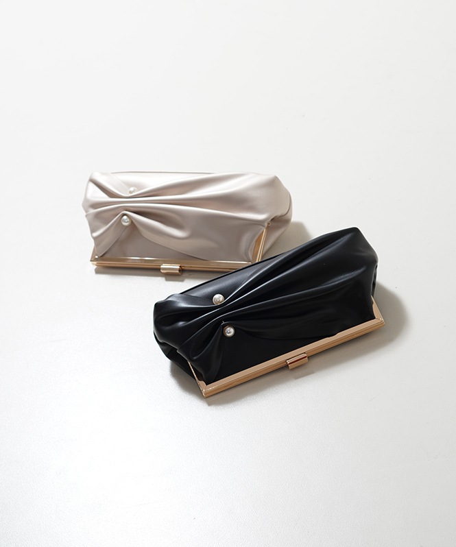 パールドレープクラッチBAG