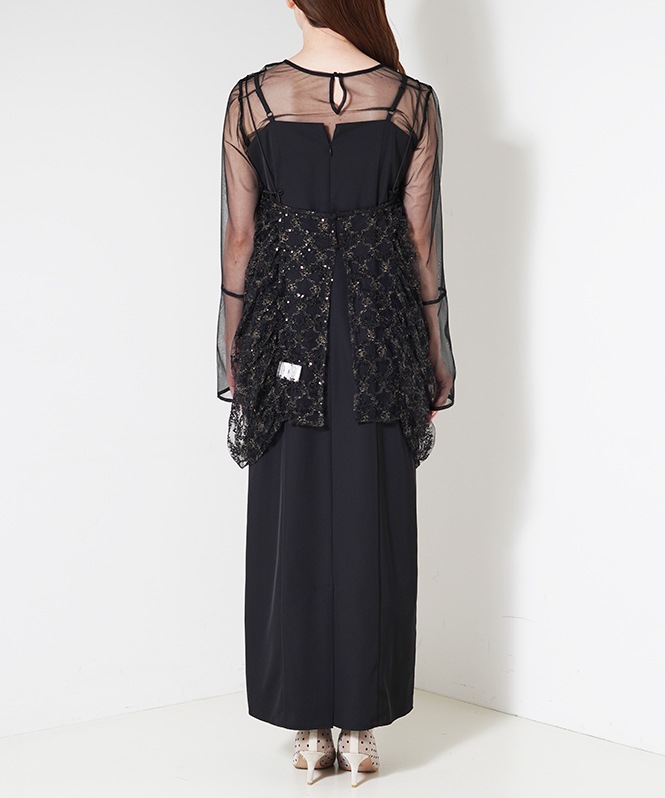 Midnight sparkle dress set