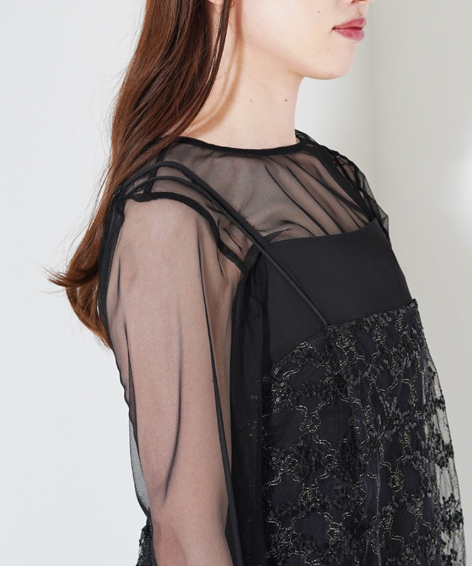 Midnight sparkle dress set