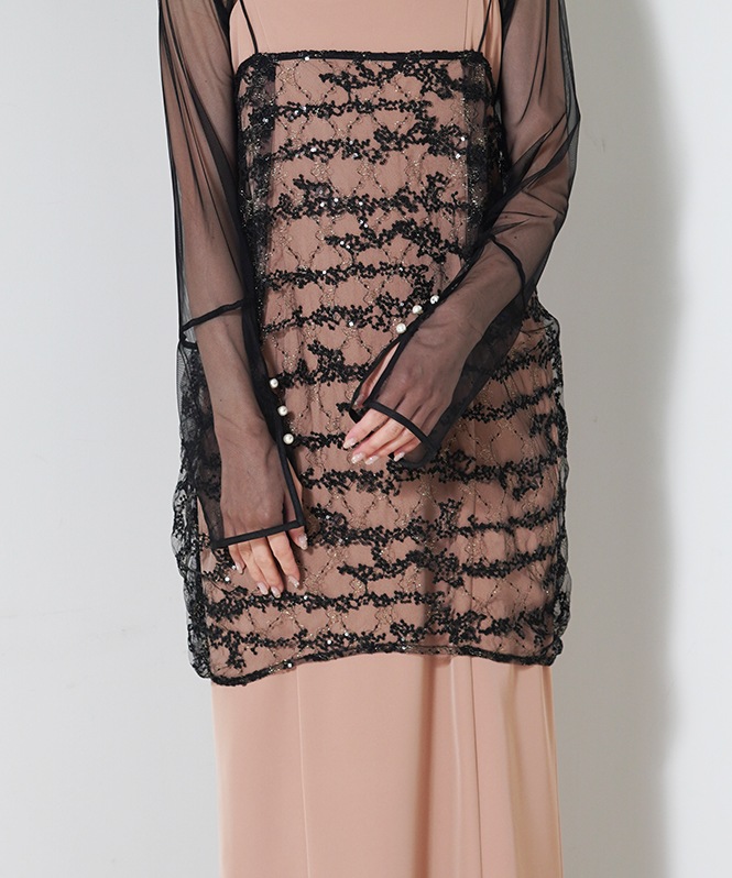 Midnight sparkle dress set