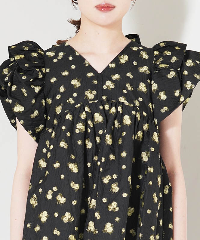 トップス bisaorica jacquard peplum tops | TOPS,シャツ／ブラウス | ROOM903 online