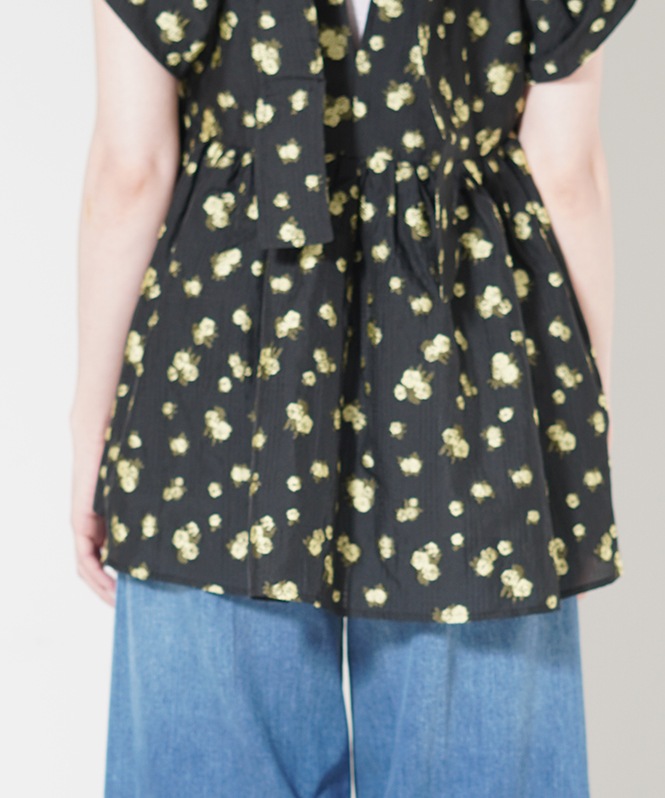 jacquard peplum tops | TOPS,シャツ／ブラウス | ROOM903 online