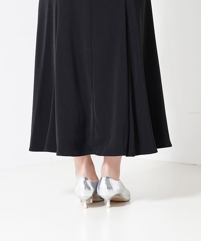 Graffiti balloon sleeve dress