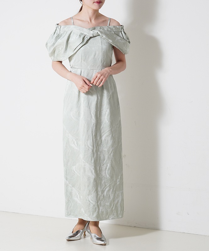 ★新品タグ付き★LE’RURE Docking big ribbon dress Docking big ribbon dress | ALL ITEM | ROOM903 online