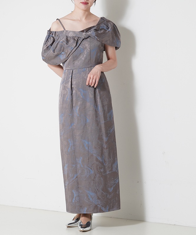 新品 リルアー LE'RURE Docking big ribbon dress LE'RURE Docking big ribbon dress | ALL ITEM | ROOM903 online