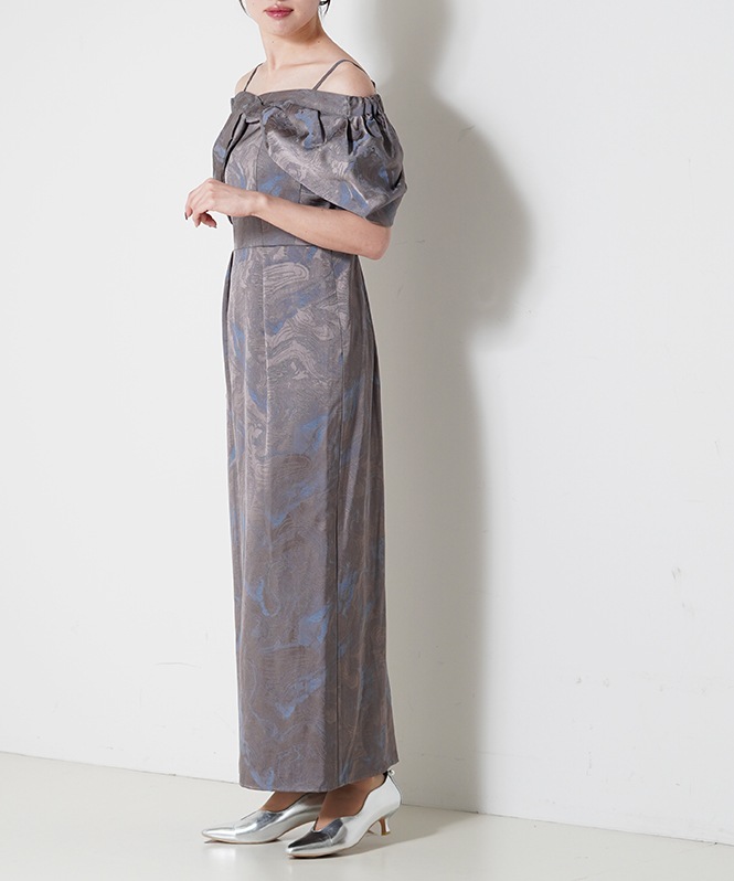 ★新品タグ付き★LE’RURE Docking big ribbon dress Docking big ribbon dress | ALL ITEM | ROOM903 online