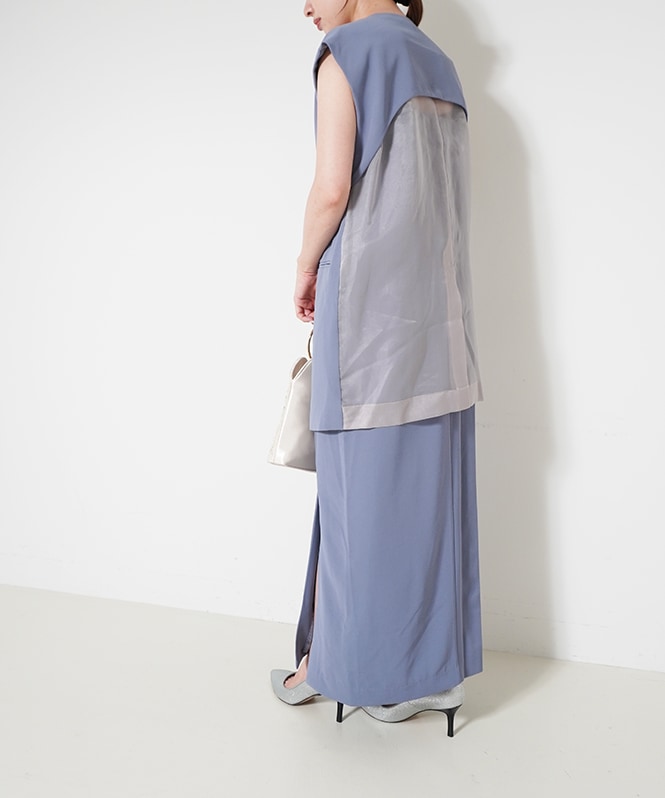ANDRESD back sheer gilet set up dress | DRESS,DRESS | ROOM903 online