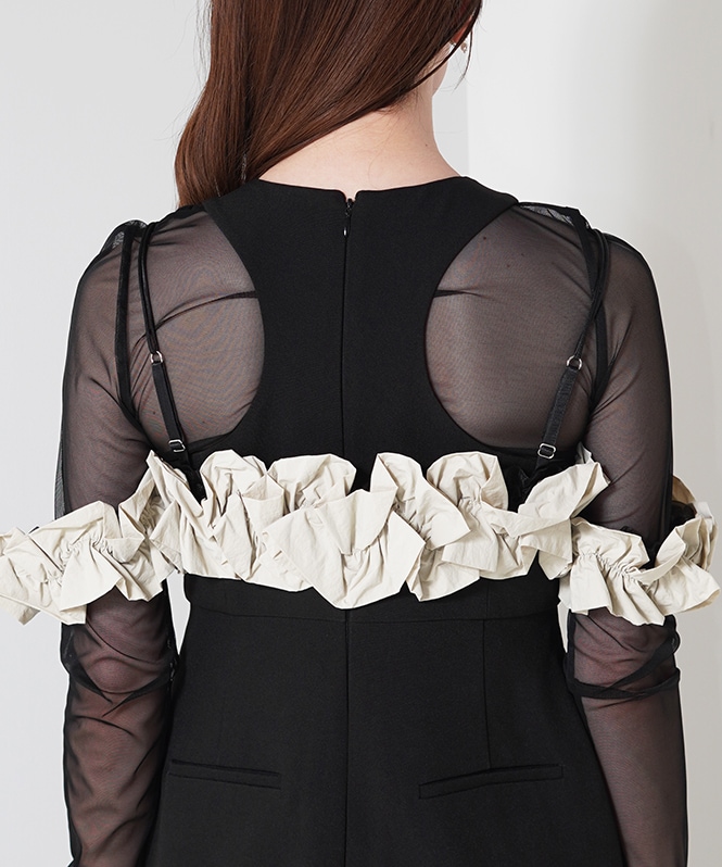 ANDRESD ruffled bustier pants ドレス ANDRESD ruffled bustier pants dress | DRESS,DRESS | ROOM903
