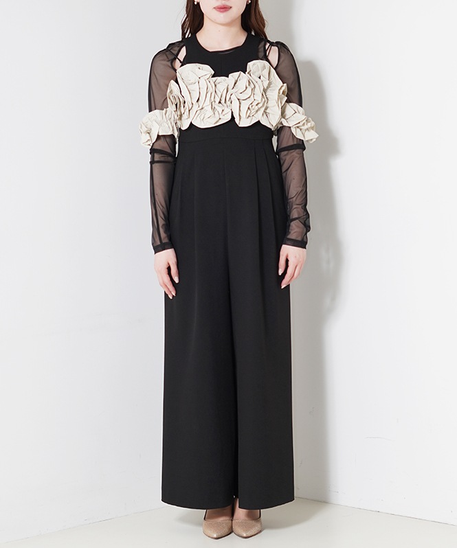 ANDRESD ruffled bustier pants dress | DRESS,DRESS | ROOM903