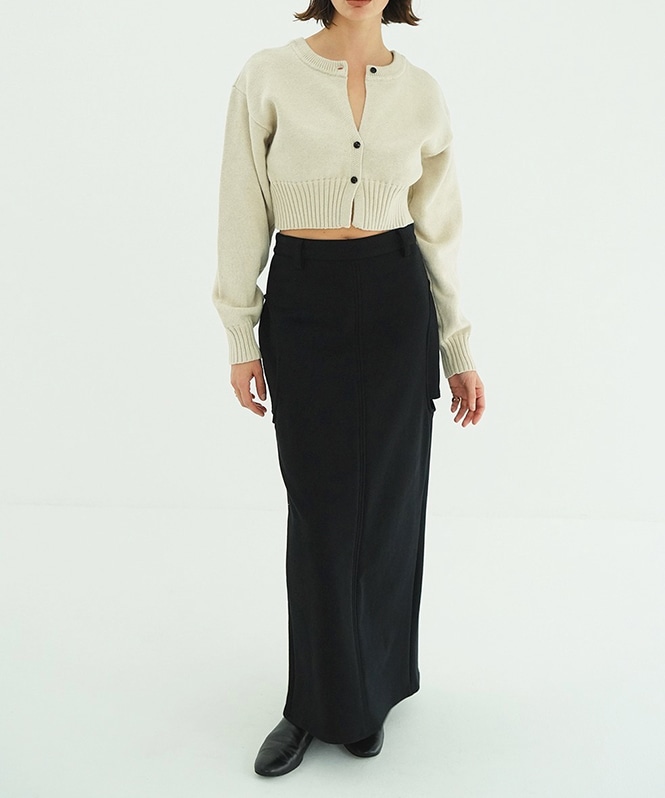 CLANE CIRCLE CUT SWEAT SK