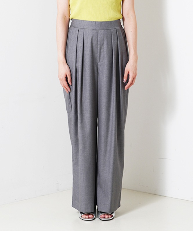 TRハイウェストストレートパンツ