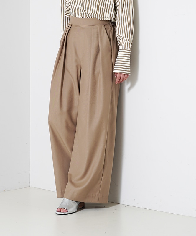 TRハイウェストストレートパンツ