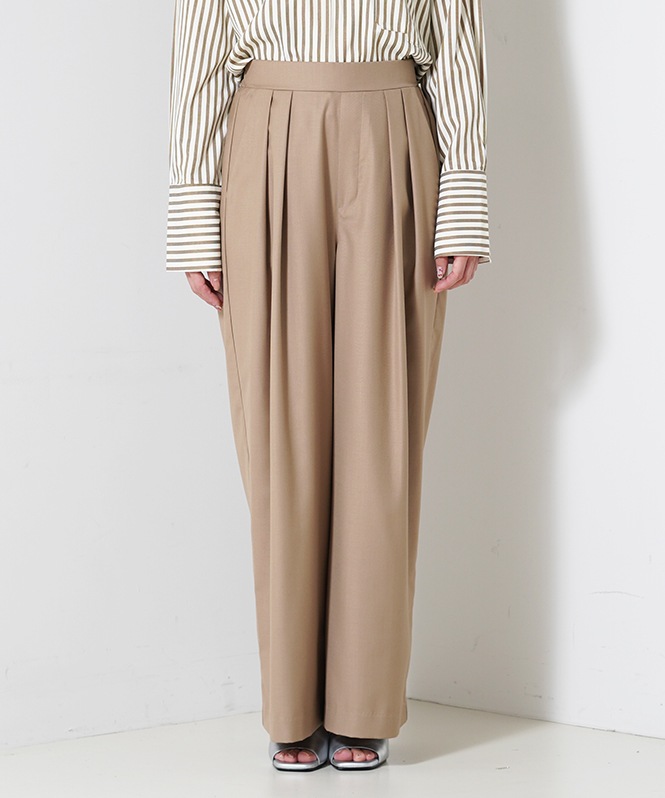 TRハイウェストストレートパンツ