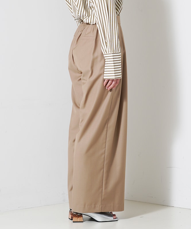 TRハイウェストストレートパンツ