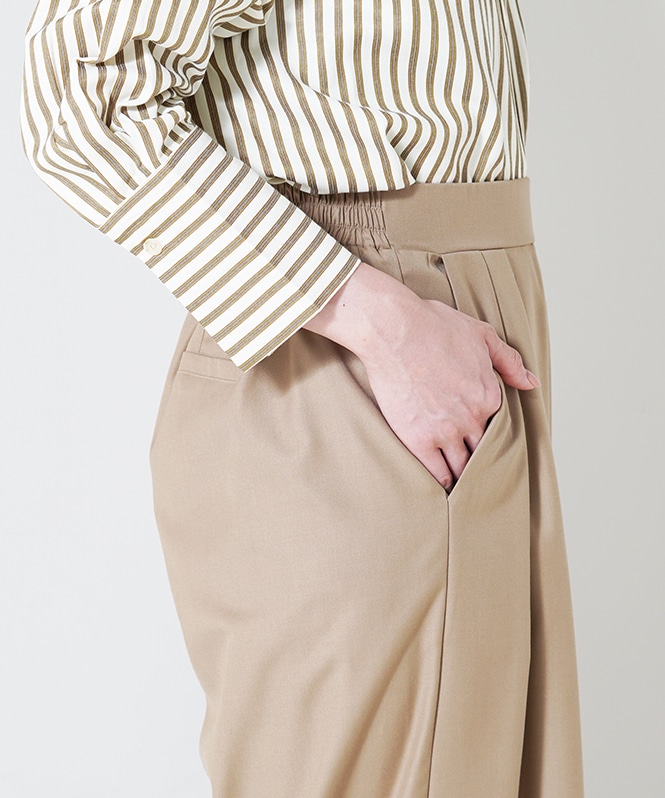 TRハイウェストストレートパンツ