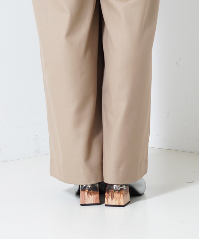 TRハイウェストストレートパンツ