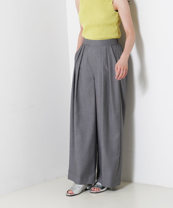 TRハイウェストストレートパンツ