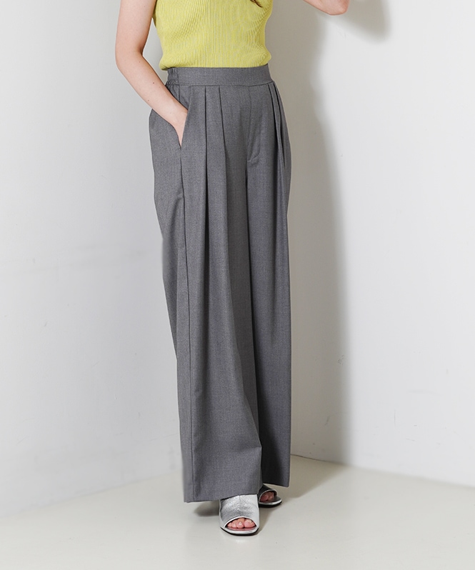 TRハイウェストストレートパンツ