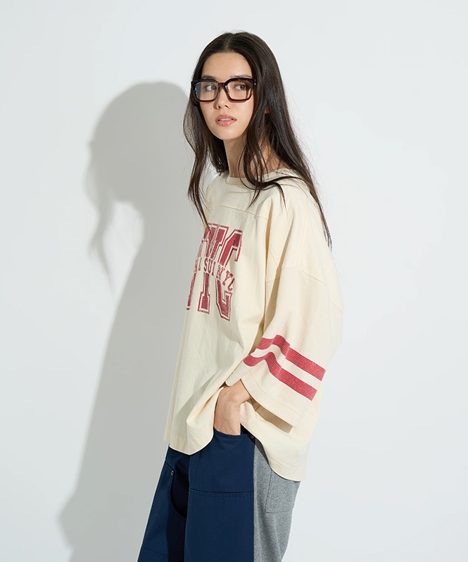 ワッフルロングスリーブTシャツ