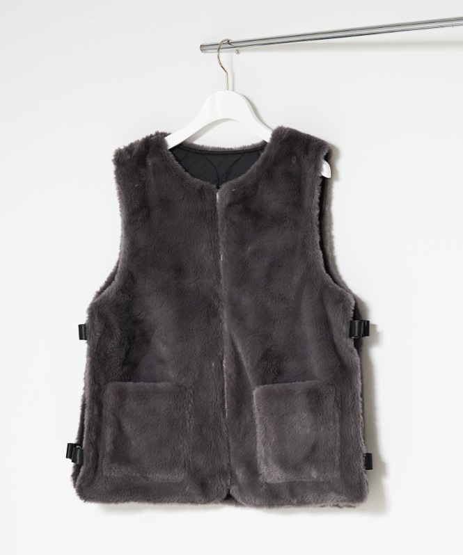 キルティング×ファーリバーシブルベスト | ALL ITEM | ROOM903 online