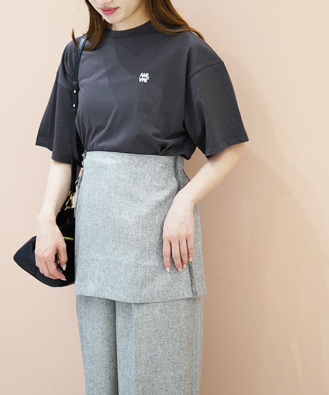 AMLロゴショートTEE