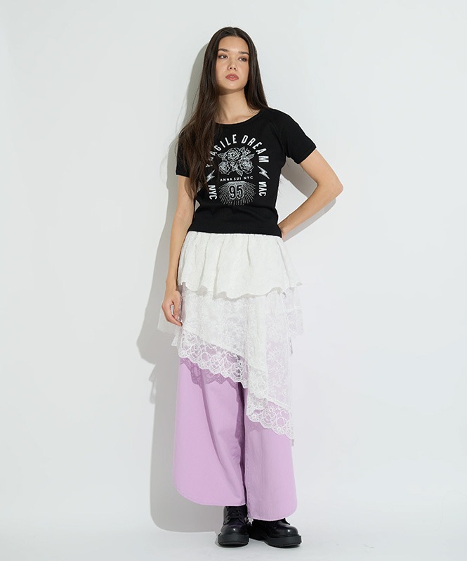 アシメレーススカート