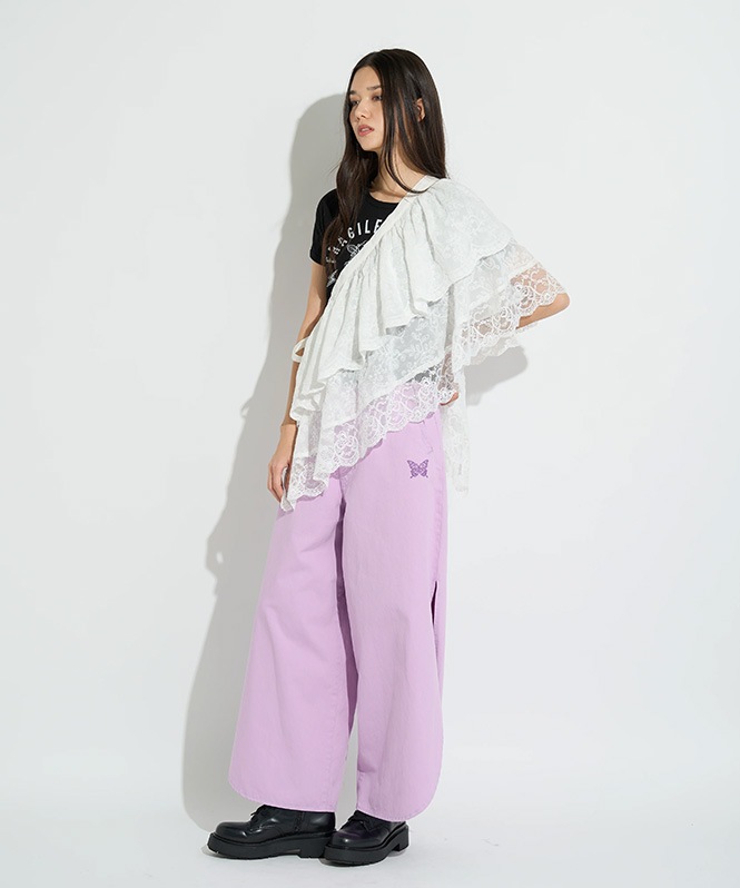 アシメレーススカート