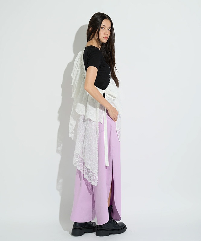 アシメレーススカート