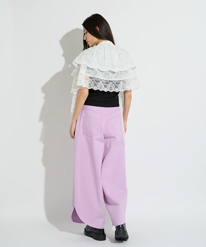 アシメレーススカート