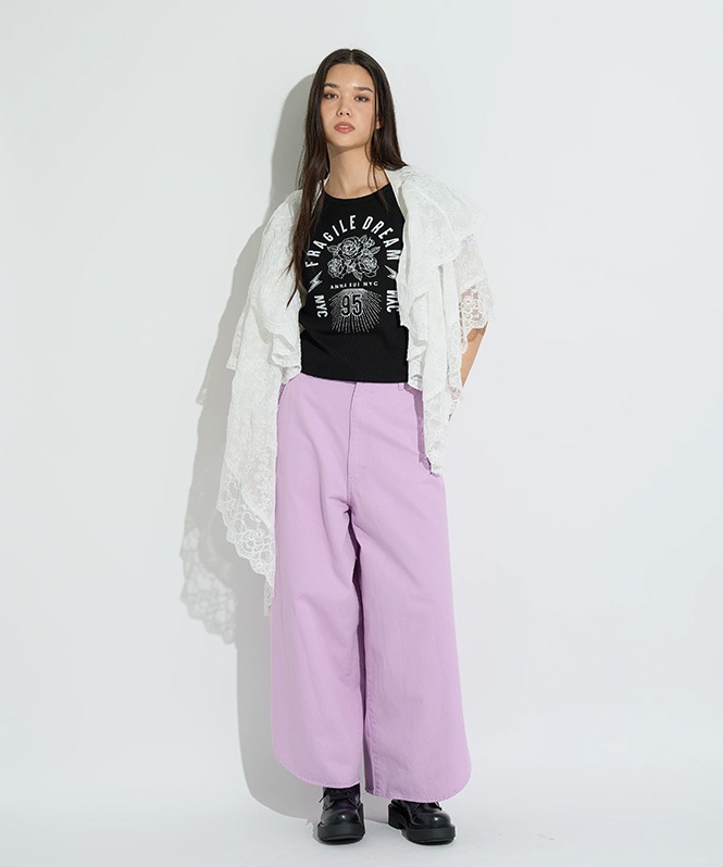 アシメレーススカート